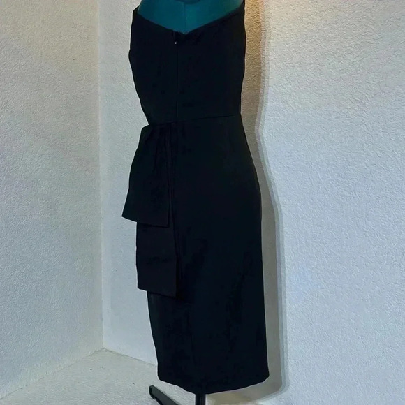 Elia-Cher Little Black Dress One Shoulder Flattering Size 8 - Picture 6 of 10